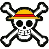 One Piece Pillow Jolly Roger 33 cm Kussens