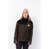 Eivy Functionele fleece jas bruin / zwart