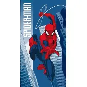 Spiderman strandlaken city 70 x 140 cm katoen