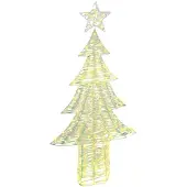 vidaXL Kerstboom met 240 LED Warmwit 181 cm PET