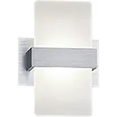 TRIO LED wandlamp Platon metaalgrijs
