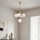 LumenXL Moderne hanglamp Kenji, 5-lichts