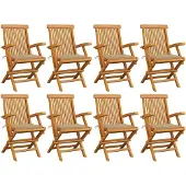 vidaXL 2-delige Loungeset stof bruin