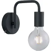 TRIO muur licht Diallo 15cm zwart