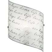 TRIO Wandlamp Signa Text