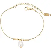 Gaya Armband goud / parelwit