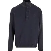 INDICODE JEANS Trui 'Reje' donkerblauw / zwart