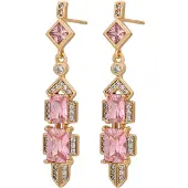NAEMI Oorbellen goud / pink