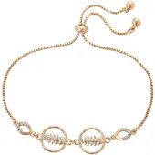 Faina Armband goud / transparant