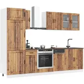 vidaXL 8-delige Keukenkastenset Kalmar bewerkt hout oud houtkleurig