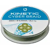 Kinetic Cyber 4 Gevlochten Vislijn 300 M Groen 0.300 mm