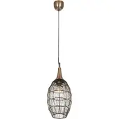 TRIO Ovale hanglamp Soraya Ø 26cm - brons