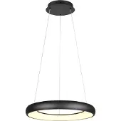 TRIO Led hanglamp Cardona zwart - Ø 60cm