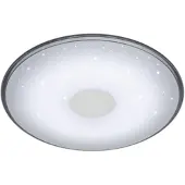 TRIO SHOGUN - Plafondlamp - Wit - incl. 1x SMD 21,5 W - Dimbaar met schakelaar - Niet extern dimmerbaar - Sterlichteffect