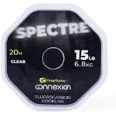 Ridgemonkey Connexion Spectre Fluorocarbon Hooklink 20 M Karperlijn Transparant 15 Lbs
