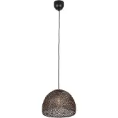 TRIO KAMARA - Hanglamp - Oud messing - excl. 1x E27 4 W - Plafondbevestiging - In hoogte verstelbaar