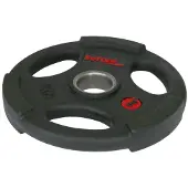 Softee Urethane Olympic Plate 5kg Zwart 10 kg