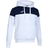 Joma Crew V Hoodie Wit,Blauw 12-14 Years Jongen