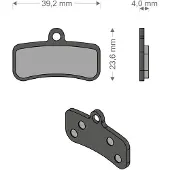 Brenta Ciclo Xtr/quadien Shimano/trp/tektro Gesinterde Remblokken