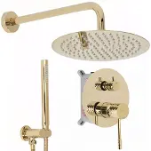 REA Inbouw Regendoucheset Lungo Diamond Gold + Box