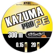 Asari Kazuma Pro Pe Gevlochten Vislijn 300 M Grijs 0.180 mm