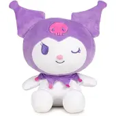 Hello Kitty Kuromi (Paars) Pluche Knuffel 26 cm - Speelgoed Knuffels voor Kinderen Jongens Meisjes - Keroppy Kuromi Melody - Hello Kity Kat Cat Plush Toy
