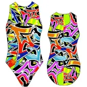 Turbo Grafitti Swimsuit Veelkleurig S Vrouw