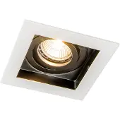 QAZQA Smart inbouwspot wit incl. WiFi GU10 verstelbaar - Carree