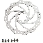 Ashima ARO 01 Remschijf Zilver || Maat: 160 mm
