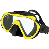 BEUCHAT 1dive Silicone Diving Mask Geel