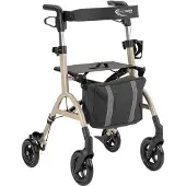 Multimotion - Urban rollator - Lichtgewicht - Inklapbaar - Champagne