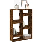 vidaXL Boekenkast 100x33x135 cm bewerkt hout gerookt eikenkleurig