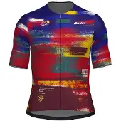 Santini Tdf Arrivée Dash 2025 Korte Mouw Wielertrui