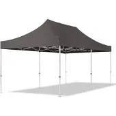 TOOLPORT 3x6 m Easy up partytent, PROFESSIONAL alu 40mm, donkergrijs
