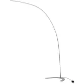 LINDBY LED-vloerlamp DANUA, dimbaar, alu / grijs / zink, Woon-/ Eetkamer, metaal, Modern, LED vloerlamp
