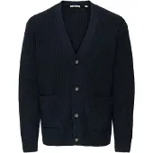 Only & Sons Gebreid vest 'ONSFrame' marine