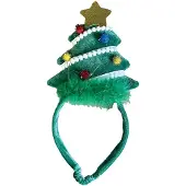 Happy pet diadeem kerstboom M/l 30x14x2,5 cm