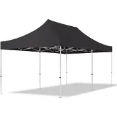 TOOLPORT 3x6 m Easy up partytent, PROFESSIONAL alu 40mm, zwart