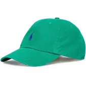 Ralph Lauren Dames De iconische lichtgroene katoenen Chinese pet (OSFA), Casual 211912843002