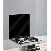 Wenko Keukenwand Unikleur Kookplaatwand, spatbescherming voor kookplaat of spoelbak, gehard glas (1-delig)