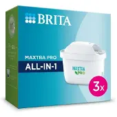 Brita Set van 3 Brita Maxtra Pro-All-in-1 waterfilterpatronen 1051530 Wit