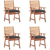vidaXL Nachtkastjes 2 st 40x35x50 cm bewerkt hout hoogglans wit