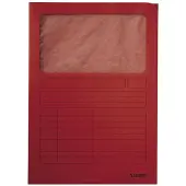 Leitz Venstermap Karton A4 - 100 Stuks - Rood