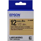 Epson LK-4KBM tape zwart op metallic goud 12mm (origineel)