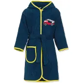 Playshoes Badjas Brandweer Donkerblauw Junior Maat 122/128