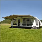 Eurotrail combi luifel 485 x 240 cm polyester grijs