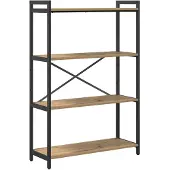vidaXL Boekenplank 80 x 30 x 120 cm Bewerkt hout Artisan Eiken
