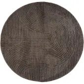 Veer Carpets Vloerkleed ella brown rond ø200 cm