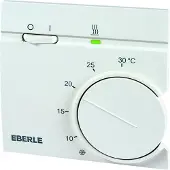 Eberle RTR Ruimtethermostaat H8.4xB8.4xD2.75cm Wit