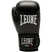 Leone1947 Thunder Junior Artificial Leather Boxing Gloves Zwart 6 oz